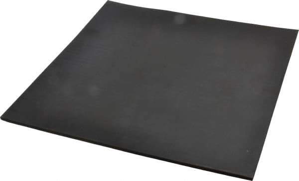 Made in USA - 12" Long, 12" Wide, 1/4" Thick, Neoprene Rubber Foam Sheet - 65 to 75 Durometer, Black, -40 to 212°F, 1,000 psi Tensile Strength, Stock Length - All Tool & Supply