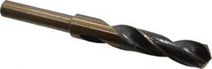 Interstate - 11/16" Drill, 118° Point, Cobalt Silver Deming & Reduced Shank Drill Bit - All Tool & Supply