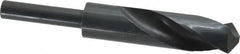 Interstate - 24mm Drill, 118° Point, High Speed Steel Silver Deming & Reduced Shank Drill Bit - All Tool & Supply