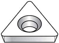 Kennametal - TDHB1280752 Grade KC5025 Carbide Turning Insert - TiAlN Finish, 60° Triangle, 0.1598" Inscr Circle, 3/64" Thick, 1/32" Corner Radius - All Tool & Supply