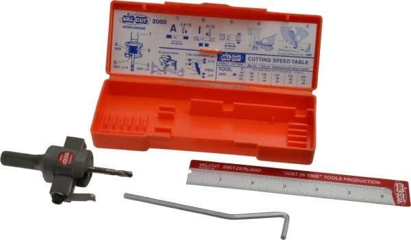 SPI - 3/4 to 3" Cutting Diam, 3/8" Cutting Depth, Circle Cutter & Trepanning Tool - Straight Shank, 1/2" Shank Diam - All Tool & Supply