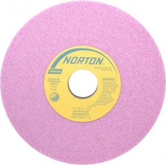 Norton - 7" Diam x 1-1/4" Hole x 1/2" Thick, H Hardness, 46 Grit Surface Grinding Wheel - Aluminum Oxide, Type 1, Coarse Grade, 3,600 Max RPM, Vitrified Bond, No Recess - All Tool & Supply