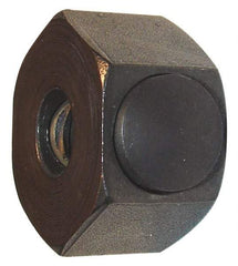 Morton Machine Works - M12x1.75 Metric Coarse Steel Right Hand Push Button Hex Nut - 35mm Across Flats, 28.5mm High, Black Oxide Finish - All Tool & Supply