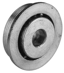 Value Collection - 1/2" Bore Diam, 1-3/4" OD, Open Unground Full Complement Radial Ball Bearing - With Flange, 1 Row, Round Bore, 1,187 Lb Dynamic Capacity - All Tool & Supply