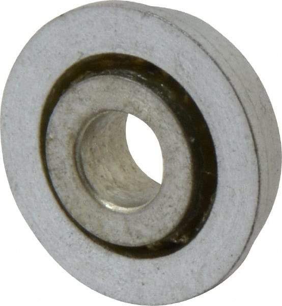 Value Collection - 5/16" Bore Diam, 7/8" OD, Open Unground Full Complement Radial Ball Bearing - With Flange, 1 Row, Round Bore, 341 Lb Dynamic Capacity - All Tool & Supply