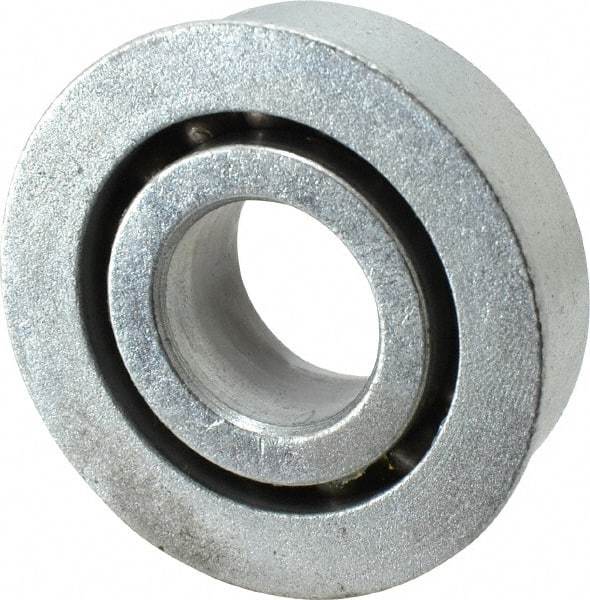 Value Collection - 3/4" Bore Diam, 1-3/4" OD, Open Unground Full Complement Radial Ball Bearing - With Flange, 1 Row, Round Bore, 1,187 Lb Dynamic Capacity - All Tool & Supply