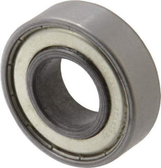 Value Collection - 3/4" Bore Diam, 1-5/8" OD, Double Shield Unground Retainer Type Radial Ball Bearing - 1/2" Wide, 1 Row, Round Bore, 1,171 Lb Dynamic Capacity - All Tool & Supply