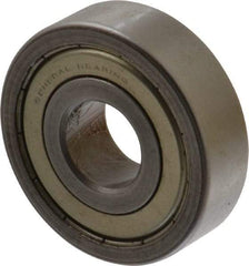 Value Collection - 5/8" Bore Diam, 1-3/4" OD, Double Shield Unground Retainer Type Radial Ball Bearing - 1/2" Wide, 1 Row, Round Bore, 1,171 Lb Dynamic Capacity - All Tool & Supply