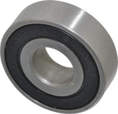 Value Collection - 5/8" Bore Diam, 1-5/8" OD, Double Seal Unground Retainer Type Radial Ball Bearing - 1/2" Wide, 1 Row, Round Bore, 1,171 Lb Dynamic Capacity - All Tool & Supply