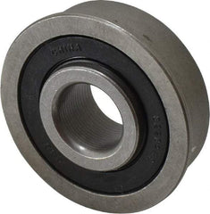 Value Collection - 1/2" Bore Diam, 1-3/8" OD, Double Seal Unground Retainer Type Radial Ball Bearing - With Flange, 1 Row, Round Bore, 915 Lb Dynamic Capacity - All Tool & Supply