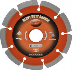 Core Cut - 4-1/2" Diam, 20mm Arbor Hole Diam, Wet & Dry Cut Saw Blade - Diamond-Tipped, Standard Round Arbor - All Tool & Supply