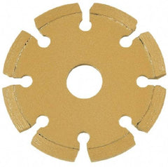 Core Cut - 4" Diam, 20mm Arbor Hole Diam, Wet & Dry Cut Saw Blade - Diamond-Tipped, Standard Round Arbor - All Tool & Supply