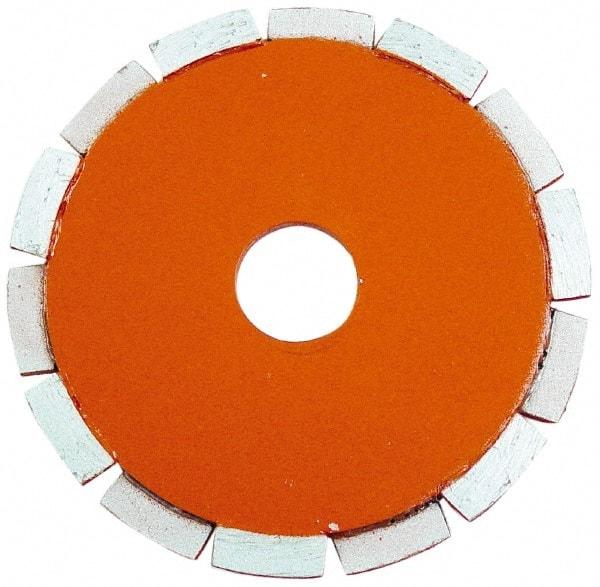 Core Cut - 4-1/2" Diam, 20mm Arbor Hole Diam, Wet & Dry Cut Saw Blade - Diamond-Tipped, Standard Round Arbor - All Tool & Supply