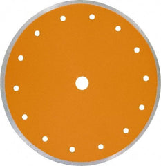 Core Cut - 7" Diam, 5/8" Arbor Hole Diam, Wet & Dry Cut Saw Blade - Diamond-Tipped, Standard Round Arbor - All Tool & Supply