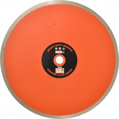 Core Cut - 10" Diam, 5/8" Arbor Hole Diam, Wet & Dry Cut Saw Blade - Diamond-Tipped, Standard Round Arbor - All Tool & Supply