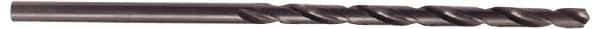 Cleveland - 0.6299", 118° Point, Spiral Flute, High Speed Steel Taper Length Drill Bit - Oxide Finish, 5-55/64" Flute Length, 8-15/16" OAL, Series 2510 - All Tool & Supply