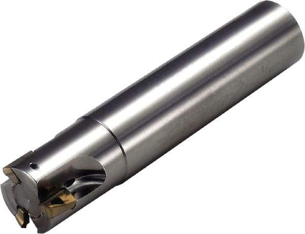 Kyocera - 32mm Cut Diam, 15.7mm Max Depth of Cut, 63mm OAL, Indexable Square Shoulder End Mill - BDGT 1704, BDMT 1704 Inserts, M16 Modular Connection, 90° Lead Angle, Through Coolant - All Tool & Supply