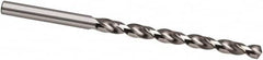 Taper Length Drill Bit: 0.7087″ Dia, 130 ° Bright/Uncoated, RH Cut, Spiral Flute, Straight Shank, Series 219