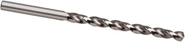 Guhring - 9.1mm, 130° Point, Spiral Flute, High Speed Steel Taper Length Drill Bit - Bright Finish, 115mm Flute Length, 175mm OAL, Series 219 - All Tool & Supply