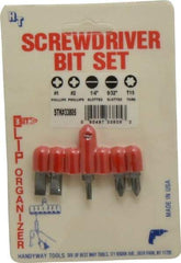 Value Collection - 5 Piece, Screwdriver Bit Set - Automotive & Home Set - All Tool & Supply