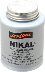 Jet-Lube - 0.5 Lb Can Extreme Temperature Anti-Seize Lubricant - Nickel, -65 to 2,600°F, Gray, Nuclear Grade - All Tool & Supply