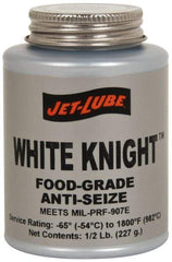 Jet-Lube - 1 Lb Can General Purpose Anti-Seize Lubricant - Aluminum, -65 to 1,800°F, White, Food Grade, Water Resistant - All Tool & Supply