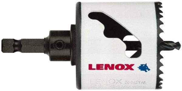 Lenox - 2-7/8" Diam, 1-1/2" Cutting Depth, Hole Saw - Bi-Metal Saw, Toothed Edge - All Tool & Supply