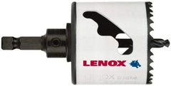 Lenox - 4-3/8" Diam, 1-1/2" Cutting Depth, Hole Saw - Bi-Metal Saw, Toothed Edge - All Tool & Supply