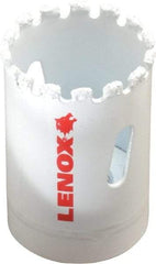 Lenox - 1-3/8" Diam, 1-5/8" Cutting Depth, Hole Saw - Carbide Grit Saw, Gulleted Edge - All Tool & Supply