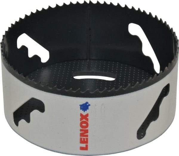 Lenox - 4-5/8" Diam, 1-1/2" Cutting Depth, Hole Saw - Bi-Metal Saw, Toothed Edge - All Tool & Supply