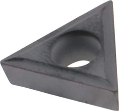 Kennametal - TCMT32.51 LF Grade KC5010 Carbide Turning Insert - TiAlN Finish, 60° Triangle, 3/8" Inscr Circle, 5/32" Thick, 1/64" Corner Radius - All Tool & Supply