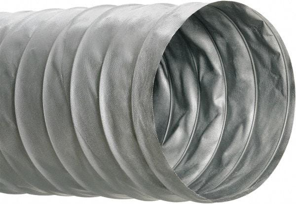 Hi-Tech Duravent - 10" ID, 25' Long, PVC Blower & Duct Hose - Gray, 5" Bend Radius, 0.1 In/Hg, 0.6 Max psi, 0 to 250°F, Flame Retarding - All Tool & Supply