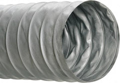 Hi-Tech Duravent - 6" ID, 25' Long, PVC Blower & Duct Hose - Gray, 3-1/2" Bend Radius, 0.15 In/Hg, 0.85 Max psi, 0 to 250°F, Flame Retarding - All Tool & Supply