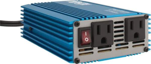 Tripp-Lite - 2 Connection, 12 VDC Input, 120 VAC Output, 40 Amp Input Rating, 600 Peak Wattage, Power Inverter - 4-1/4" Wide x 7" Deep x 2" High, 375 Watt Continuous Output Power, Fan Cooled - All Tool & Supply