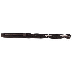 Interstate - 2-3/8", 4MT 118° Point High Speed Steel Taper Shank Drill Bit - All Tool & Supply