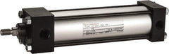 Norgren - 6" Stroke x 2" Bore Single Acting Air Cylinder - 3/8 Port, 7/16-20 Rod Thread, 250 Max psi, -20 to 200°F - All Tool & Supply