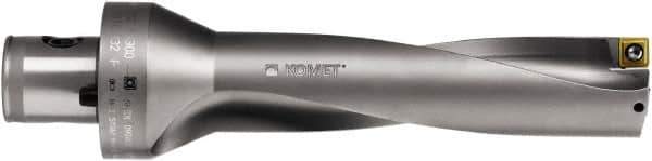 Komet - 3.307" Max Drill Depth, 2xD, 1-5/8" Diam, Indexable Insert Drill - 2 Inserts, ABS 50 Modular Connection Shank - All Tool & Supply