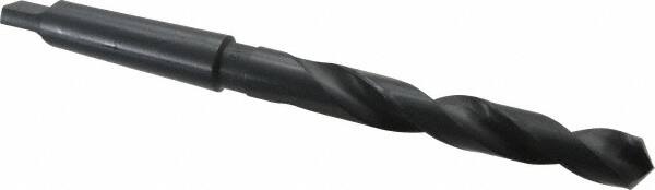 Interstate - 27/32", 3MT 118° Point High Speed Steel Taper Shank Drill Bit - All Tool & Supply