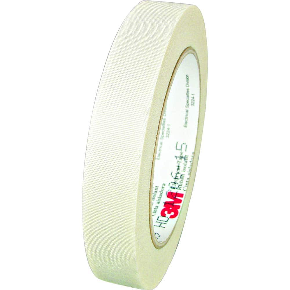 3M - 1" x 110' x 7 mil White Glass Cloth Electrical Tape - All Tool & Supply