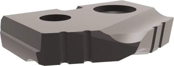 Allied Machine and Engineering - 29/64" Diam x 3/32" Thick, Seat Code Z, 132° Included Angle Spade Drill Insert - Diamond Coated, Carbide, Series T-A - All Tool & Supply