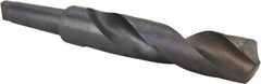 Interstate - 2-1/2", 5MT 118° Point High Speed Steel Taper Shank Drill Bit - All Tool & Supply