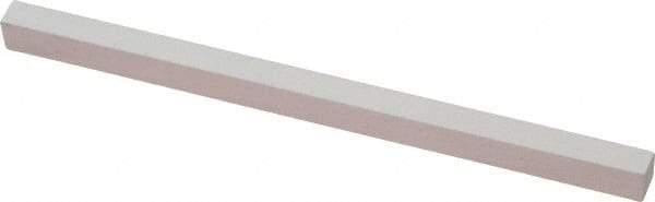 Norton - 900 Grit Aluminum Oxide Square Polishing Stone - Super Fine Grade, 1/4" Wide x 6" Long x 1/4" Thick - All Tool & Supply