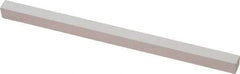 Norton - 900 Grit Aluminum Oxide Square Polishing Stone - Super Fine Grade, 1/4" Wide x 6" Long x 1/4" Thick - All Tool & Supply