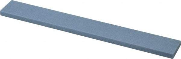 Norton - 80 Grit Aluminum Oxide Rectangular Polishing Stone - Medium Grade, 1" Wide x 8" Long x 1/4" Thick - All Tool & Supply