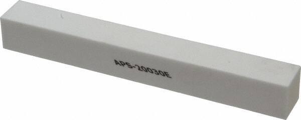 Norton - 100 Grit Aluminum Oxide Square Polishing Stone - Fine Grade, 1" Wide x 8" Long x 1" Thick - All Tool & Supply