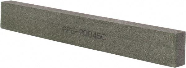 Norton - 120 Grit Aluminum Oxide Rectangular Polishing Stone - Fine Grade, 1" Wide x 8" Long x 1/2" Thick - All Tool & Supply