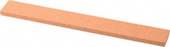 Norton - 150 Grit Aluminum Oxide Rectangular Polishing Stone - Very Fine Grade, 1" Wide x 8" Long x 1/4" Thick - All Tool & Supply