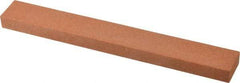 Norton - 150 Grit Aluminum Oxide Rectangular Polishing Stone - Very Fine Grade, 1" Wide x 8" Long x 1/2" Thick - All Tool & Supply