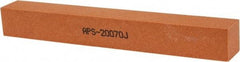 Norton - 150 Grit Aluminum Oxide Square Polishing Stone - Very Fine Grade, 1" Wide x 8" Long x 1" Thick - All Tool & Supply