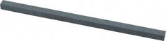 Made in USA - 120 Grit Aluminum Oxide Square Polishing Stone - Fine Grade, 1/4" Wide x 6" Long x 1/4" Thick - All Tool & Supply